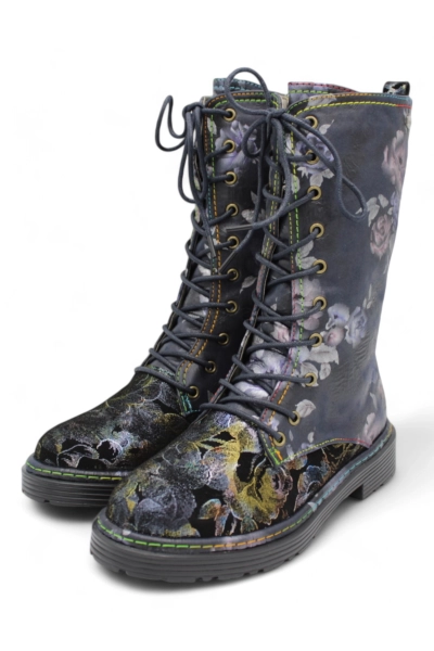 Elegant and Rugged Women s Combat Boots Nekst Shoes